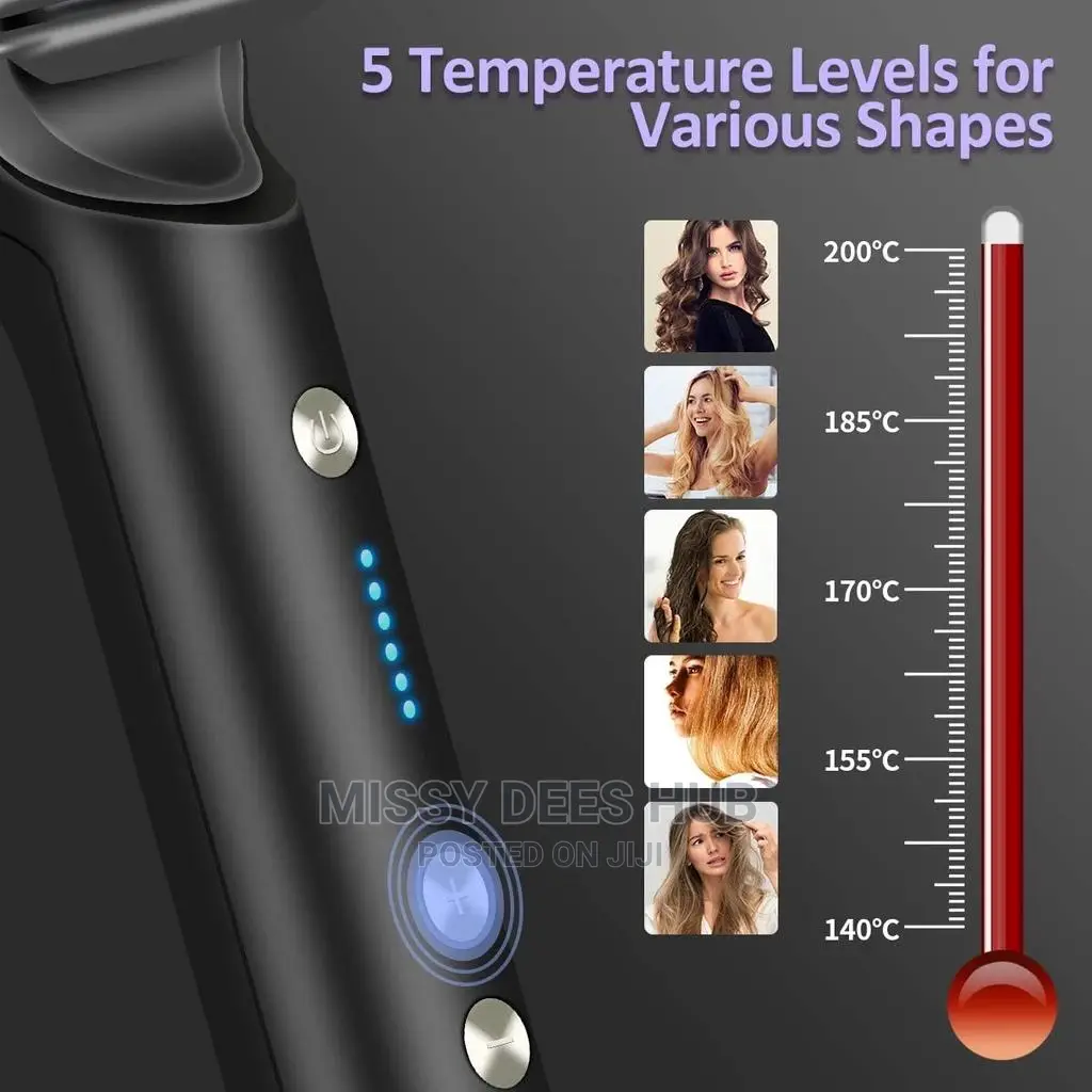 2 in 1 Hair Straightening Brush