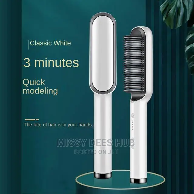 2 in 1 Hair Straightening Brush