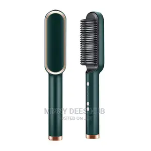 2 in 1 Hair Straightening Brush