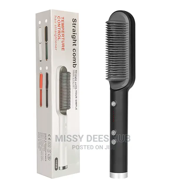 2 in 1 Hair Straightening Brush
