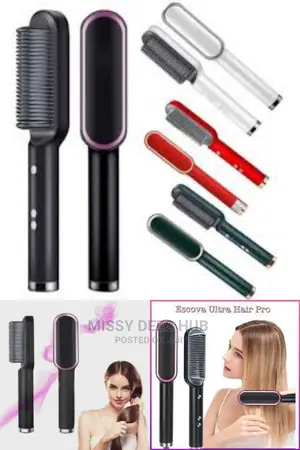 2 in 1 Hair Straightening Brush