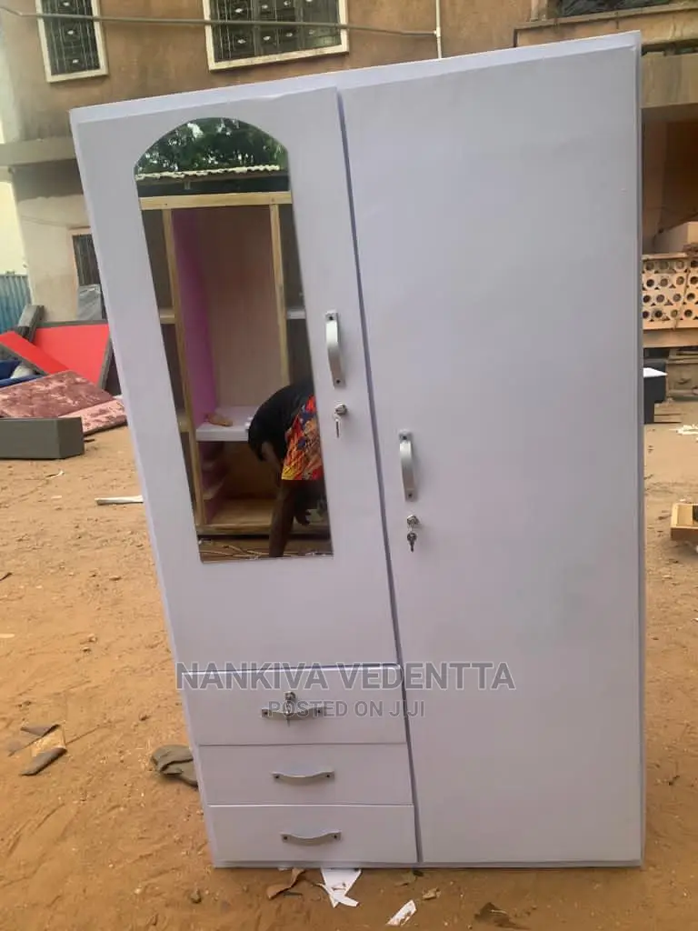 Two in One White Wardrobe
