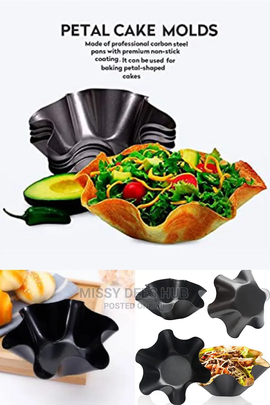 Fluted Tortilla Shell / Carbon Steel Baking Molds