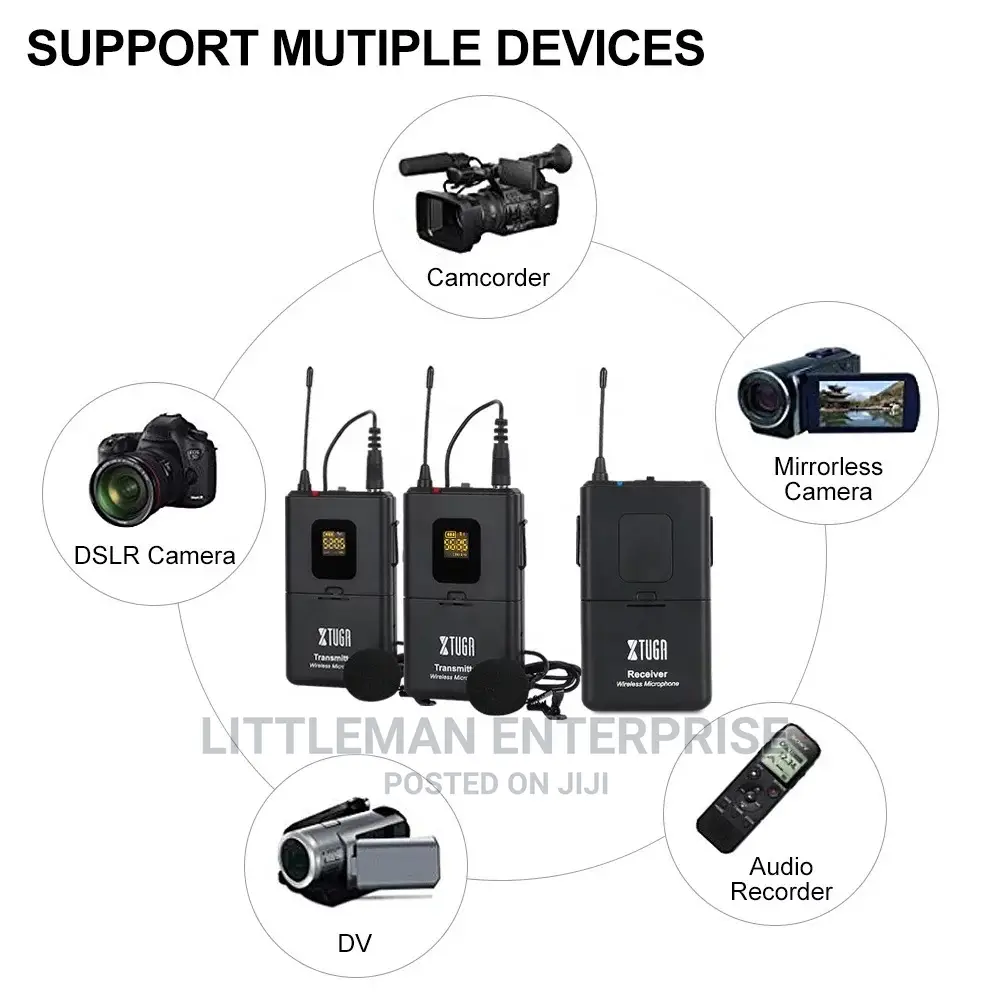 Camera Camcorder Wireless Lapel Lavelier Microphone