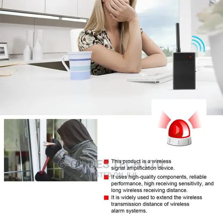 DY-FD100A 433MHZ Wireless Signal Amplifier for Alarm System