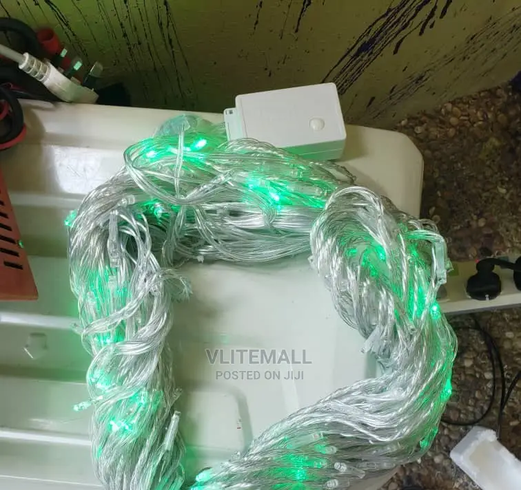 Curtains Long Christmas Lights