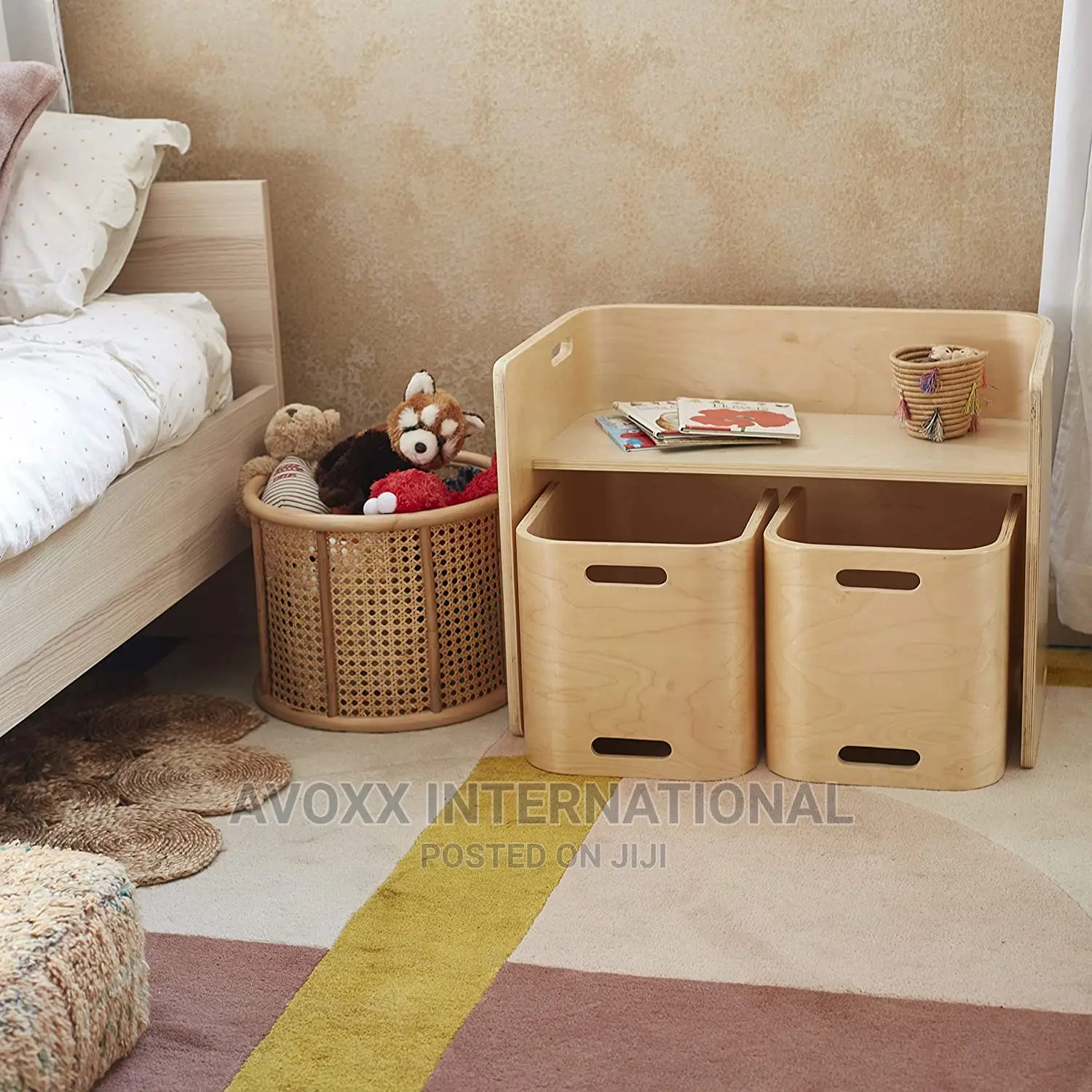 Bentwood Multipurpose Kids Wooden Table And Chair Set