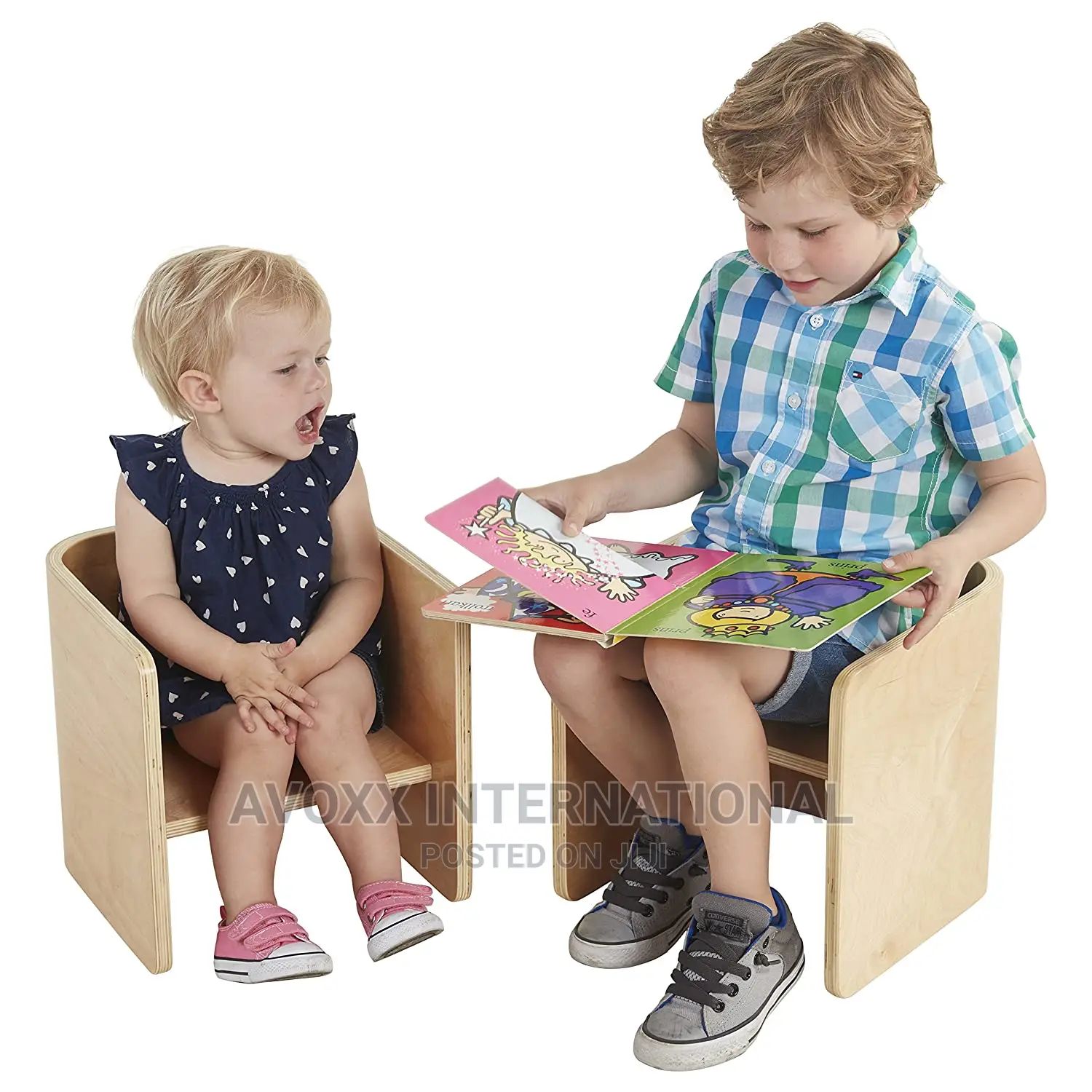 Bentwood Multipurpose Kids Wooden Table And Chair Set
