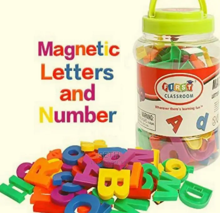 Magnetic Letters and Numbers for Children Kids