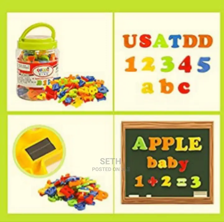 Magnetic Letters and Numbers for Children Kids