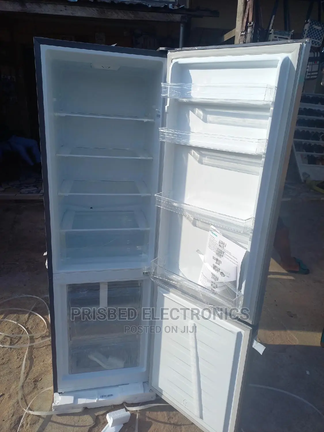 Hisense Double Door Fridge 264 Litres Bottom Freezer