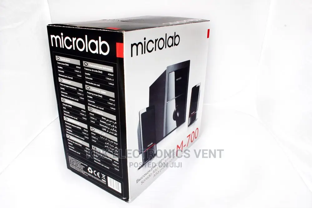 Microlab M700U 2.1 Channel System FM, USB, SD Slot