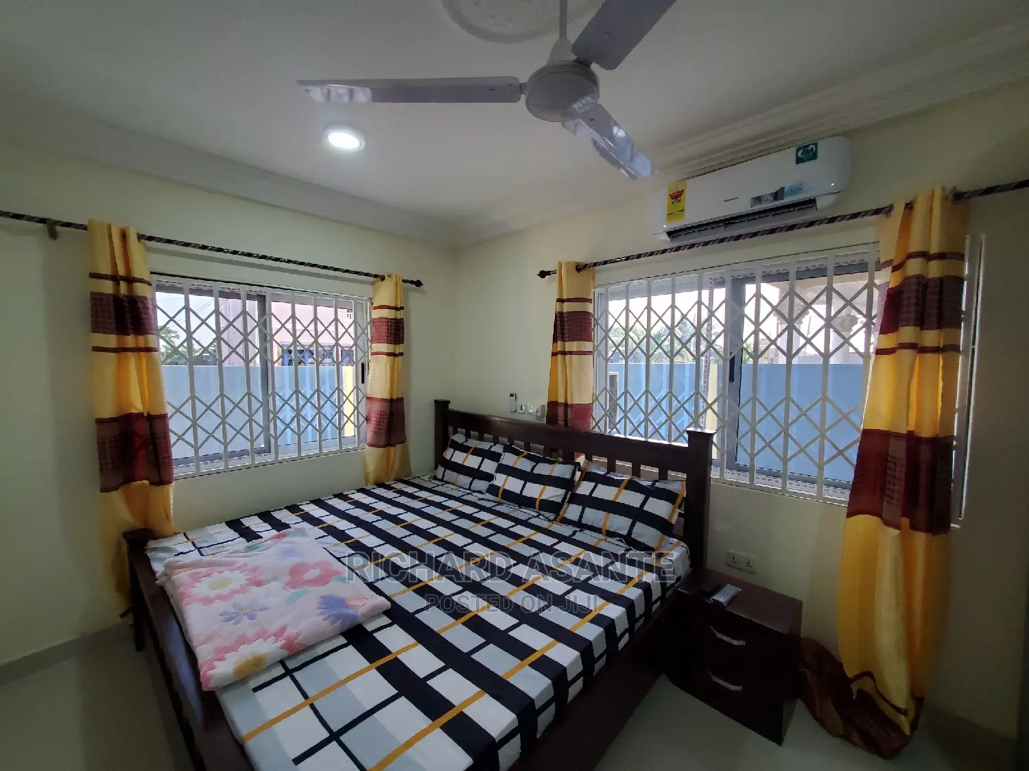 Affordable 3-Bedroom Self Compound for Daily Stay at Pokuase
