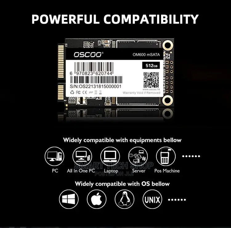Msata Ssd 256gb Sata Interface Hard Drives 3yrs Warranty