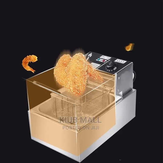 6 Litres Commercial Single Tank Deep Fryer