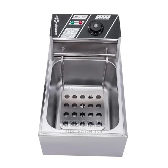 6 Litres Commercial Single Tank Deep Fryer