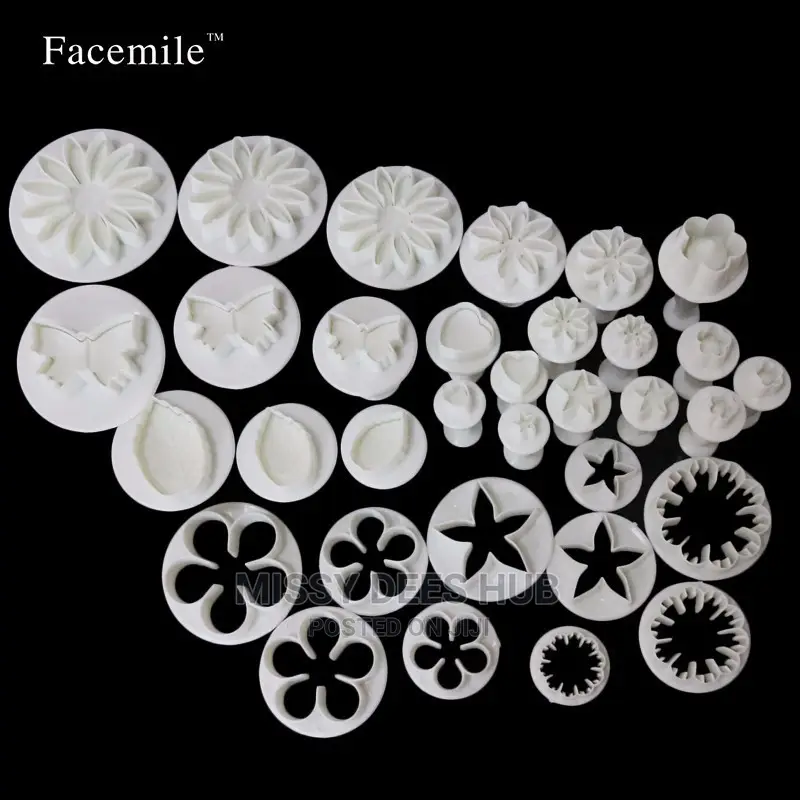 Cake Fondants / Sugarcraft Molds - 3pcs Set