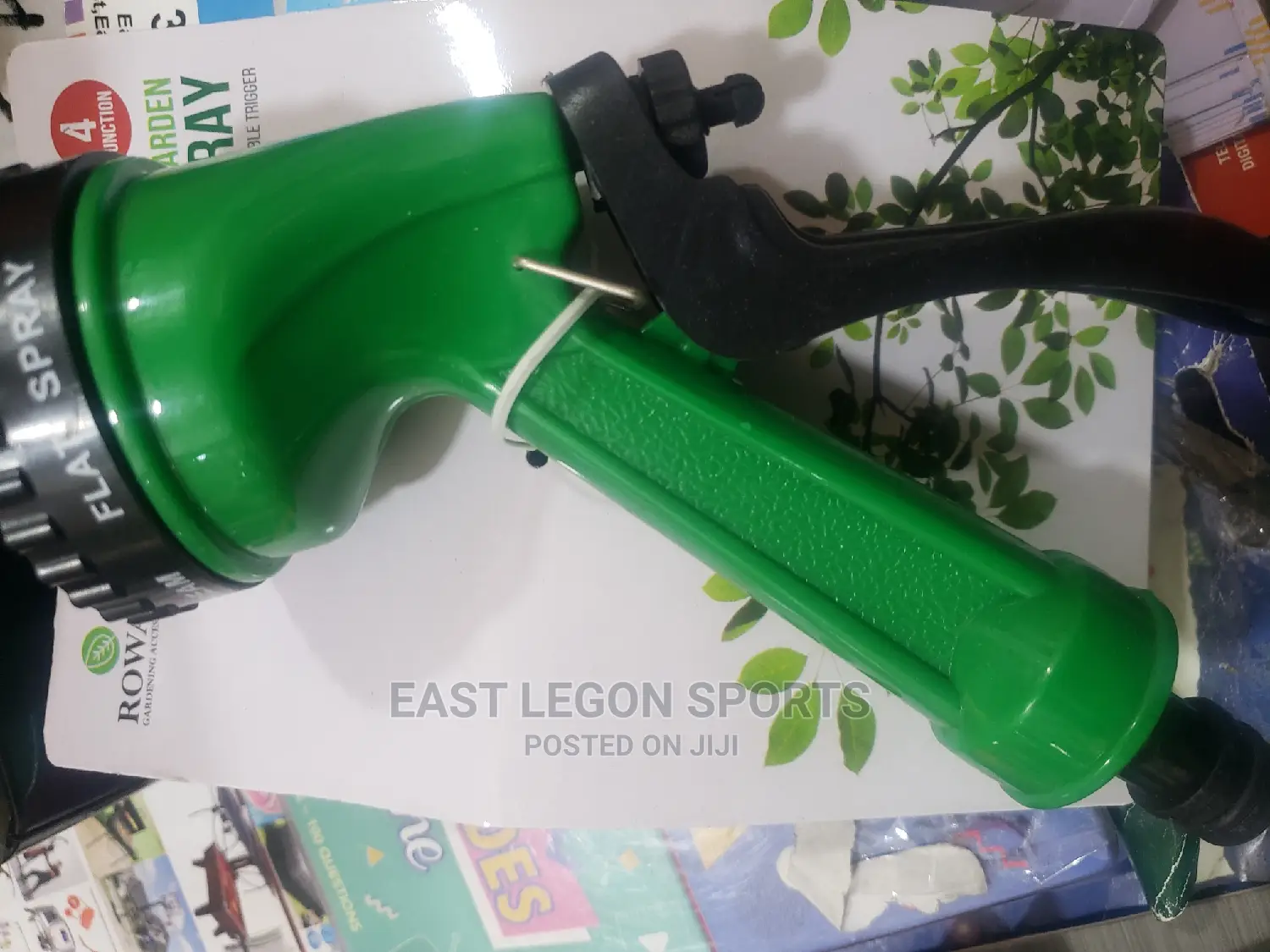 Garden Hand Water Sprinkler Pressure Wash Green
