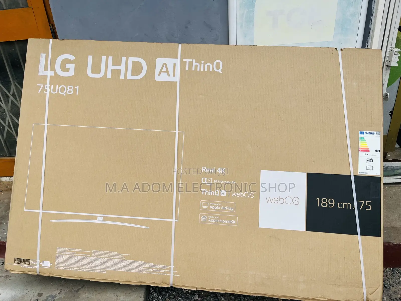 Fresh in Box Lg 75”Inches Smart UHD 2020 Led Tv