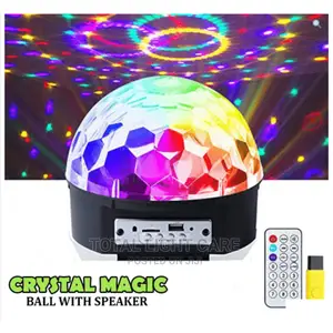 Magic Disco Bluetooth Crystal Ball Speaker Light