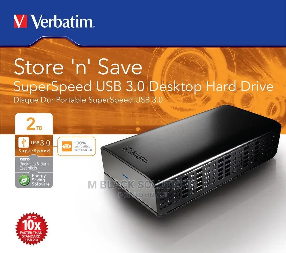 Verbatim Usb 3.0 2tb Desktop HDD