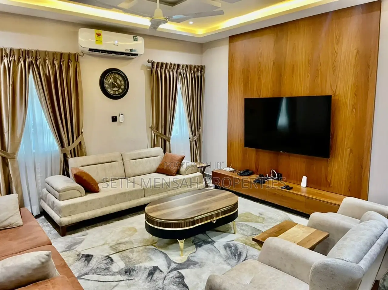 Furnished 4bdrm House in 4 Bedroom House Full, West Legon for Rent