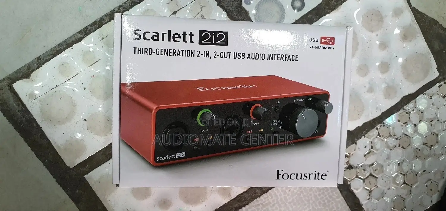 Soundcard Scarlett 2i2