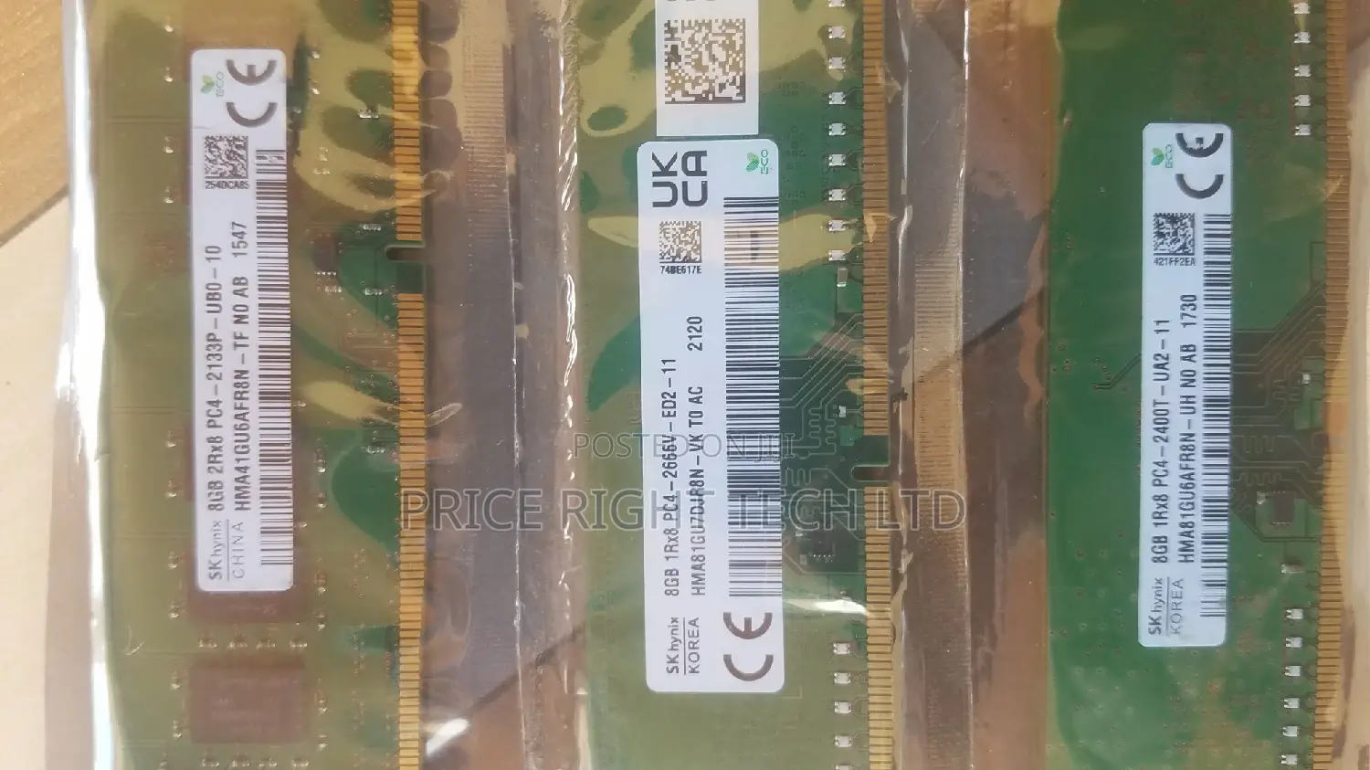 New 8gb Ddr4 Desktop Memory