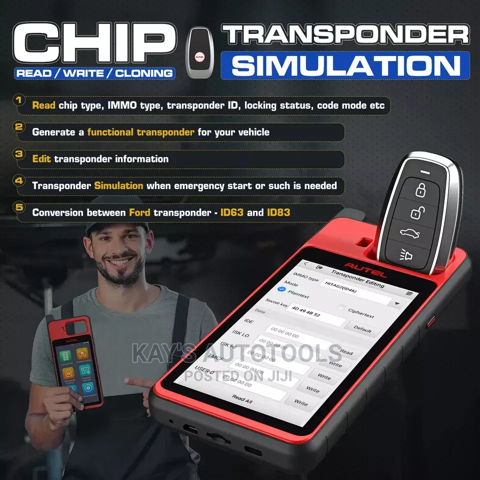 Autel Maxiim Km100 Key Programmer , Key N Chip Generator