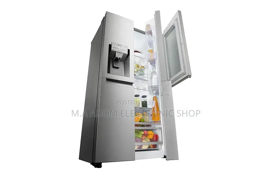 Lg Side by Side Instant View Refrigerator 618 Liter
