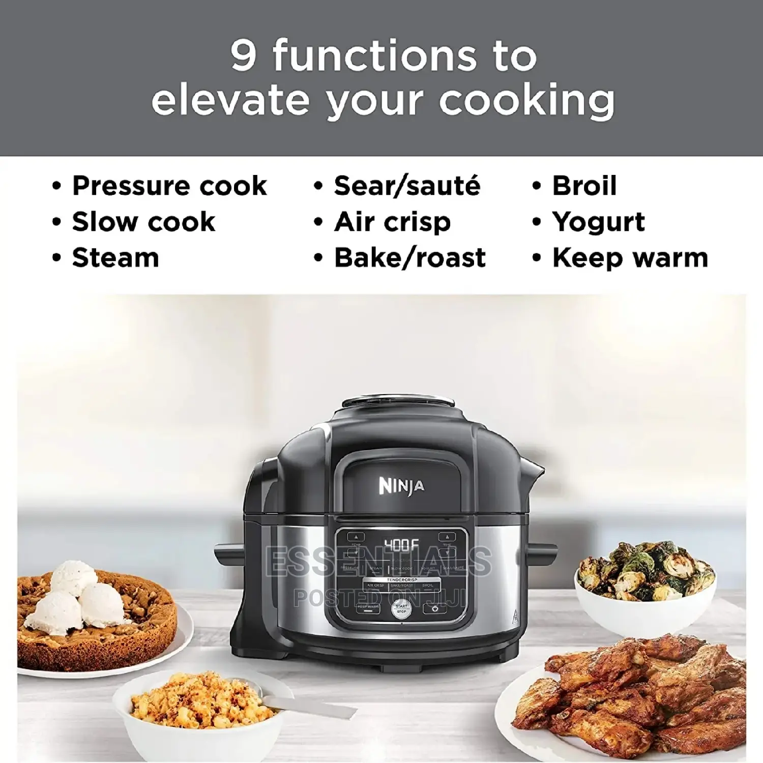 Ninja Foodie Max. Air Fryer And Pressure Cooker