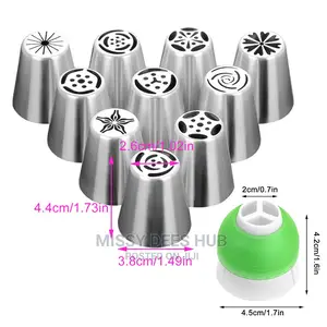 Russian Piping Nozzle Set
