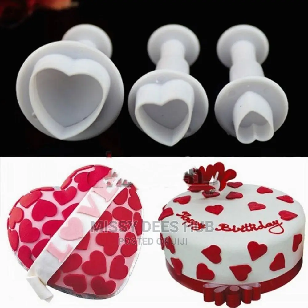 Cake Fondants / Sugarcraft Molds - 3pcs Set