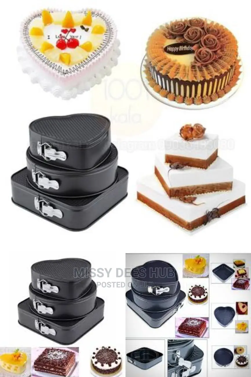 3pcs Non-Stick Cake Pan