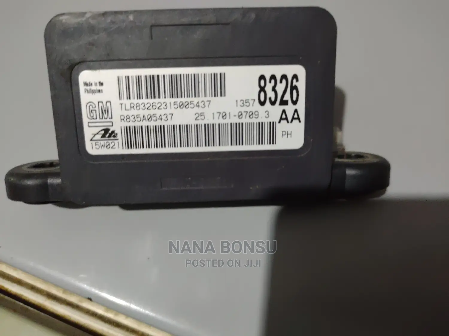 Chevrolet Cruze Yaw Rate Stability Control Sensor