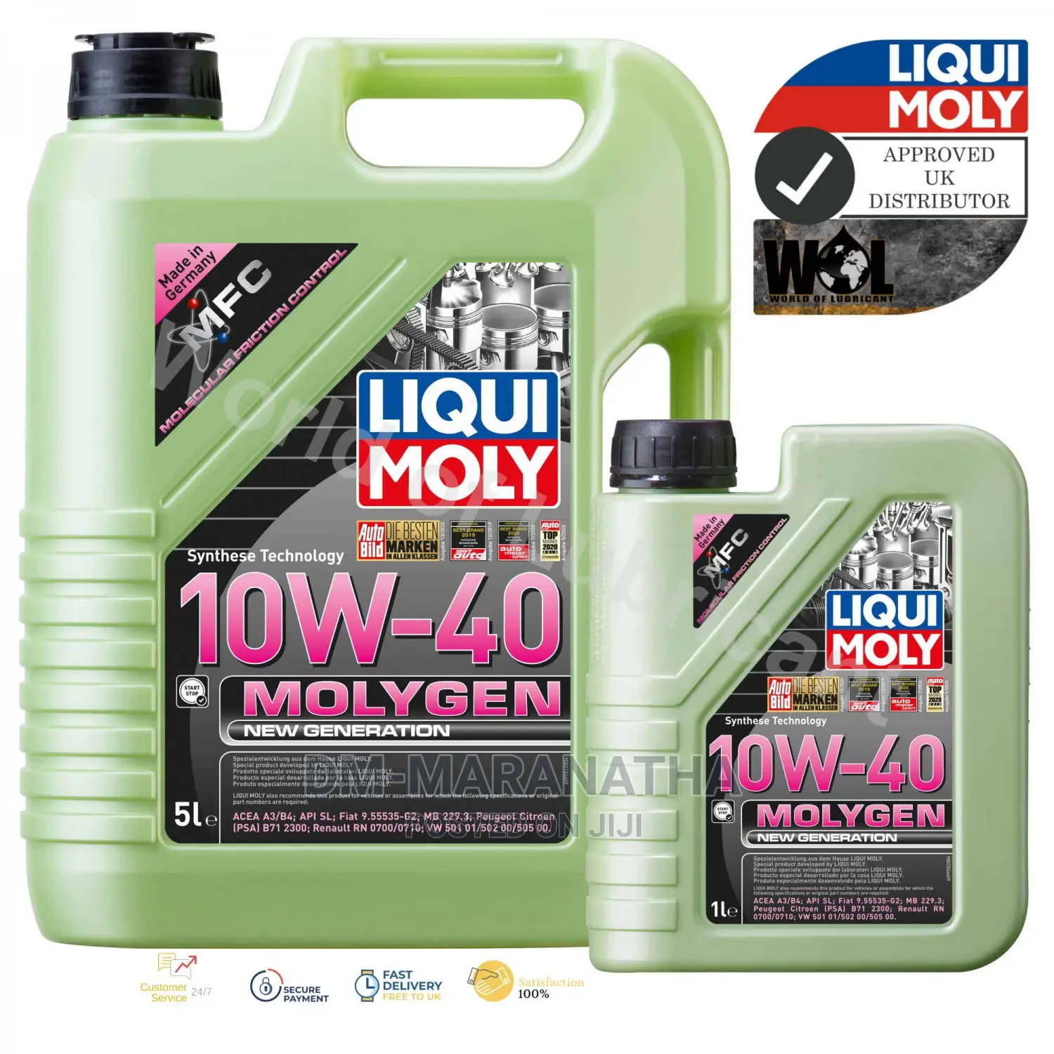 10w-40 Engine Oil From Germany