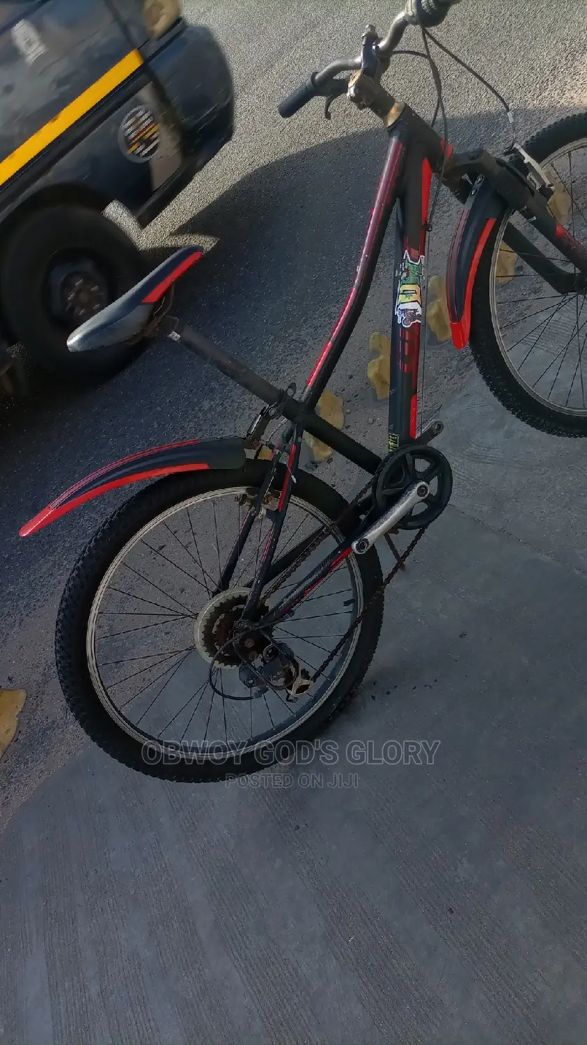 My Giant Black Bike