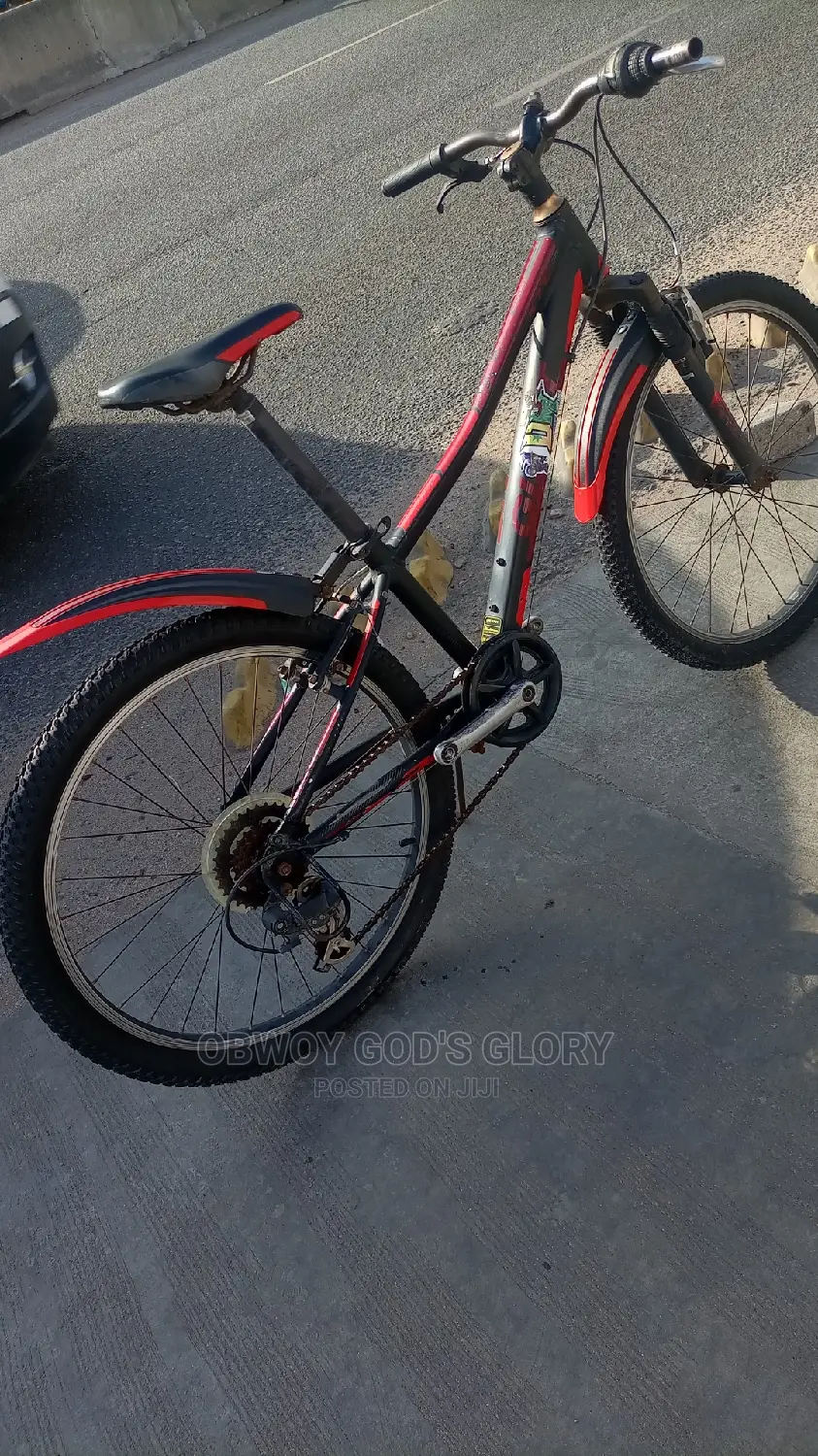 My Giant Black Bike