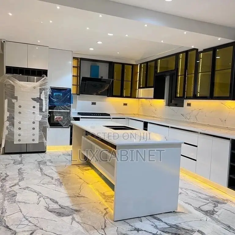 Customize Kitchen Cabinets With Marble Countertops