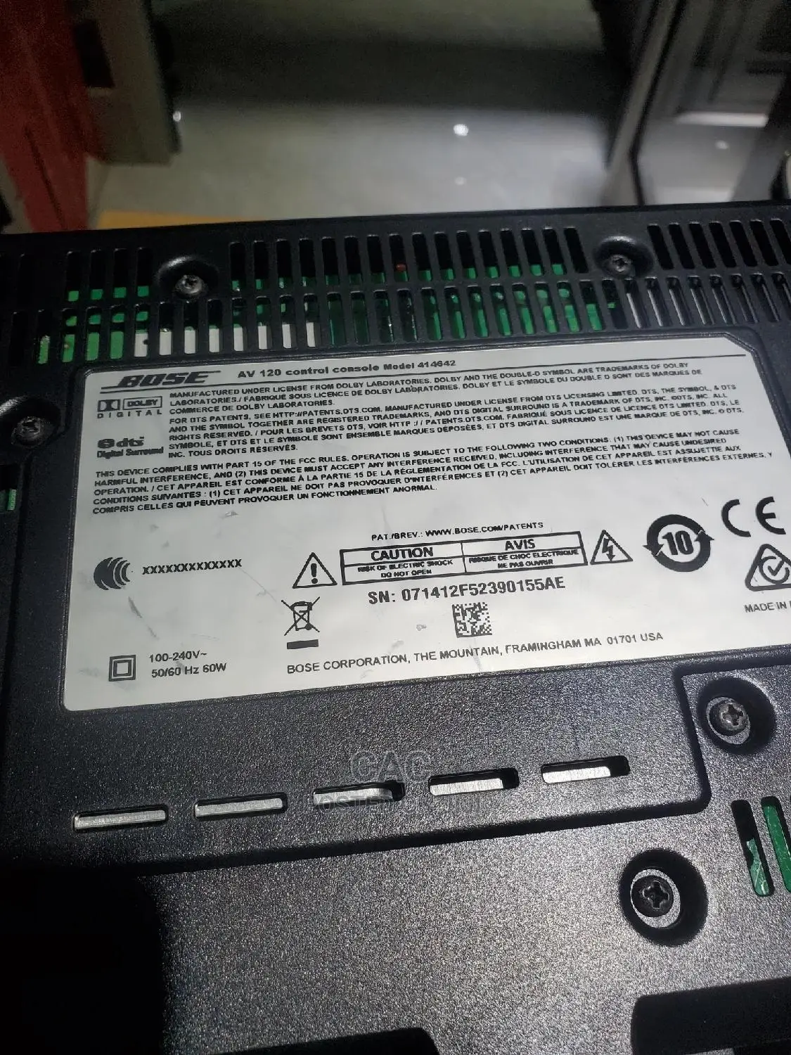 Bose Soundtouch 120 Plus Bluetooth and Usb Adapter