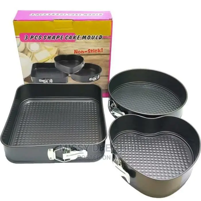 3pcs Non-Stick Cake Pan