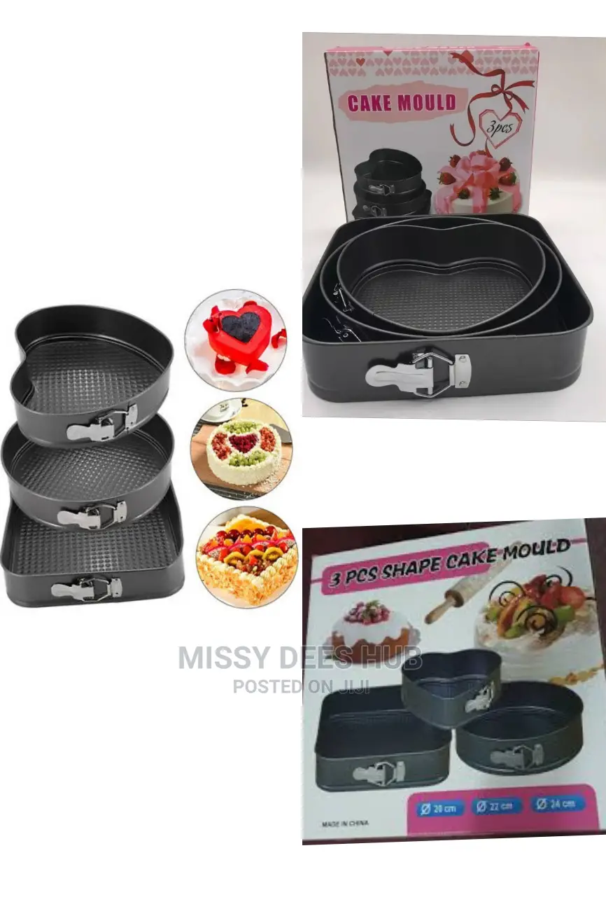 3pcs Non-Stick Cake Pan