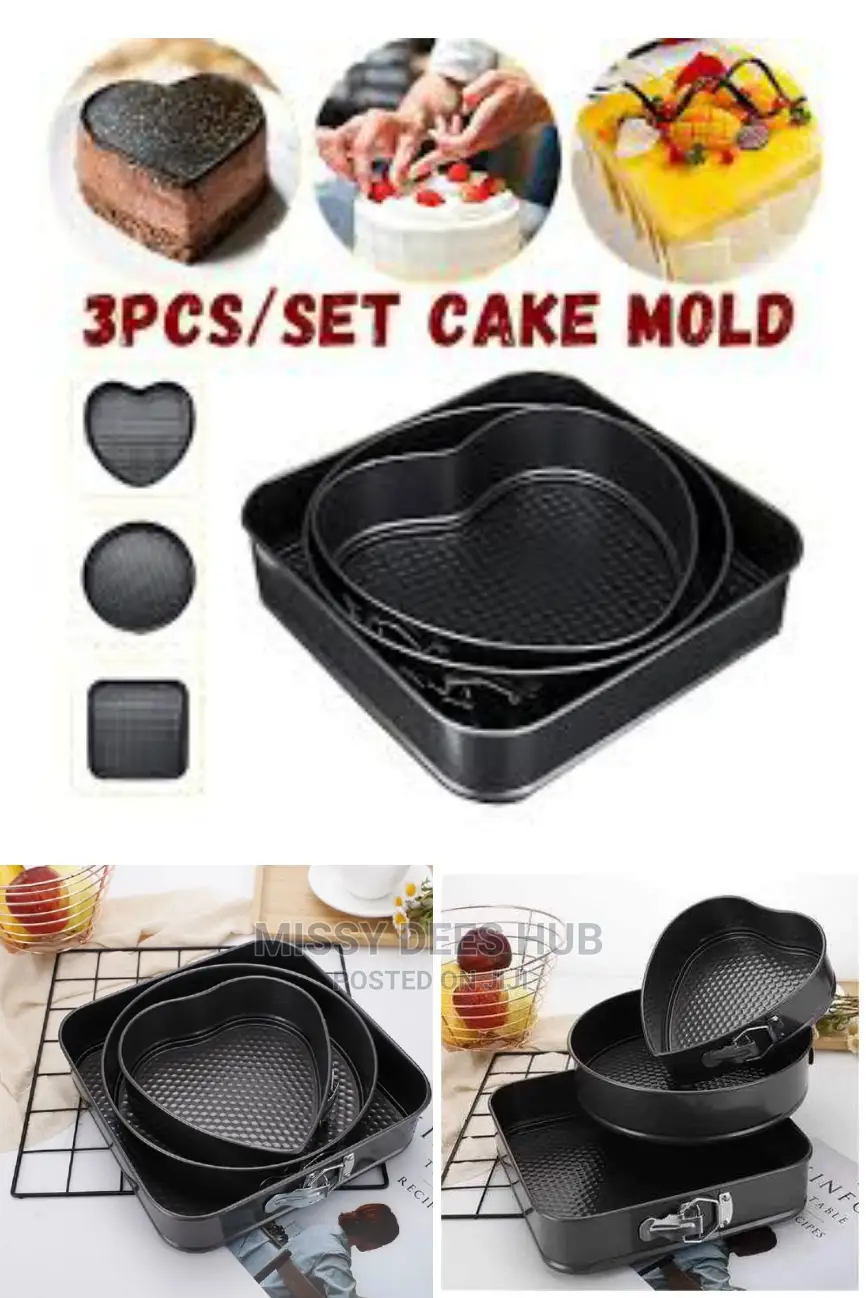 3pcs Non-Stick Cake Pan