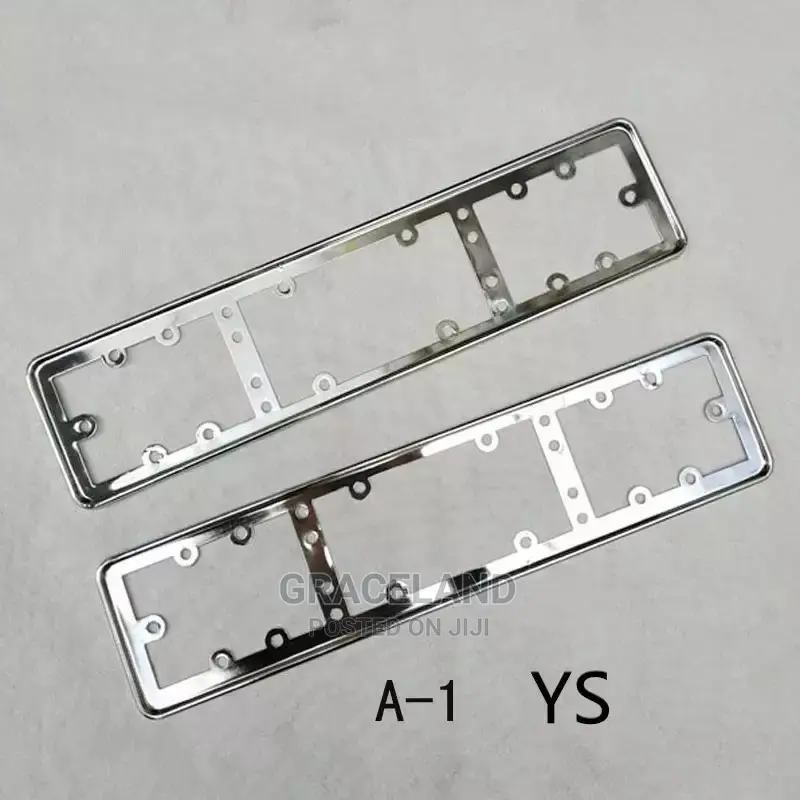 This Is Original Car Number Plate Holder Frame Seat 2 Pair