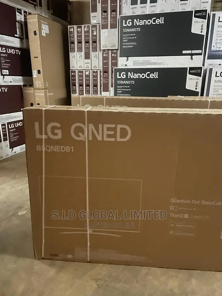 LG 86” Qned Hdr Uhd 2022 86qned816qa Alexa Airplay Wifi