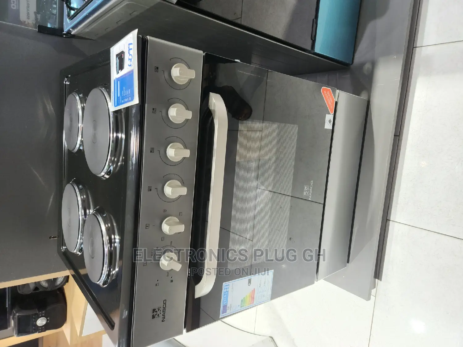 Nasco 4 Burner Electric Hob With Oven