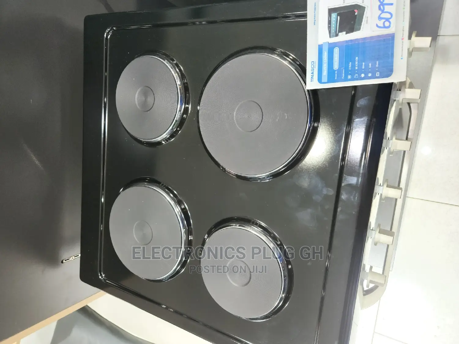 Nasco 4 Burner Electric Hob With Oven