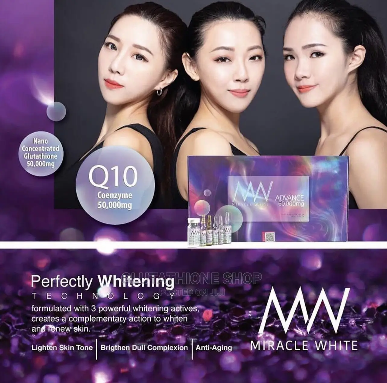 Miracle White Advance 50000mg Skin Whitening Injection