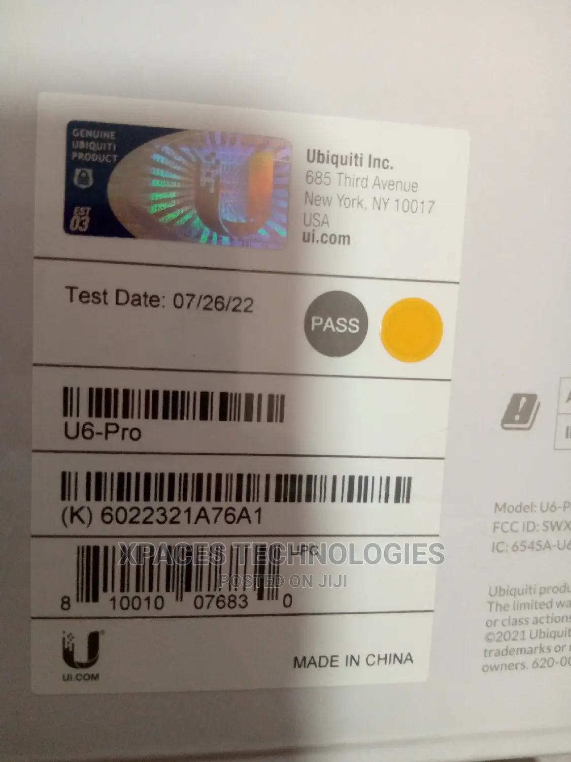 Ubiquiti Unifi U6 AP AC Pro / U6-Pro Stand