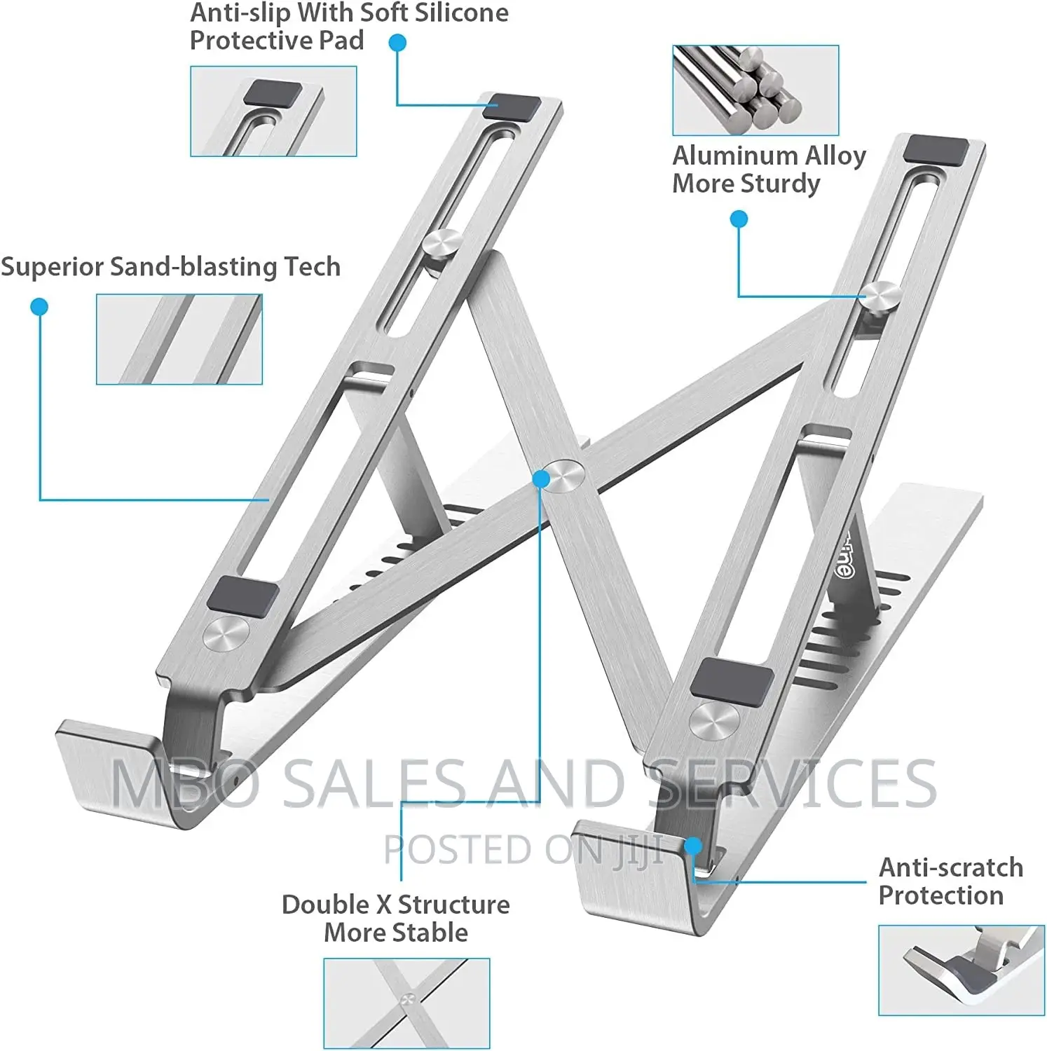 Foldable Laptop Stand - Ergonomic Design